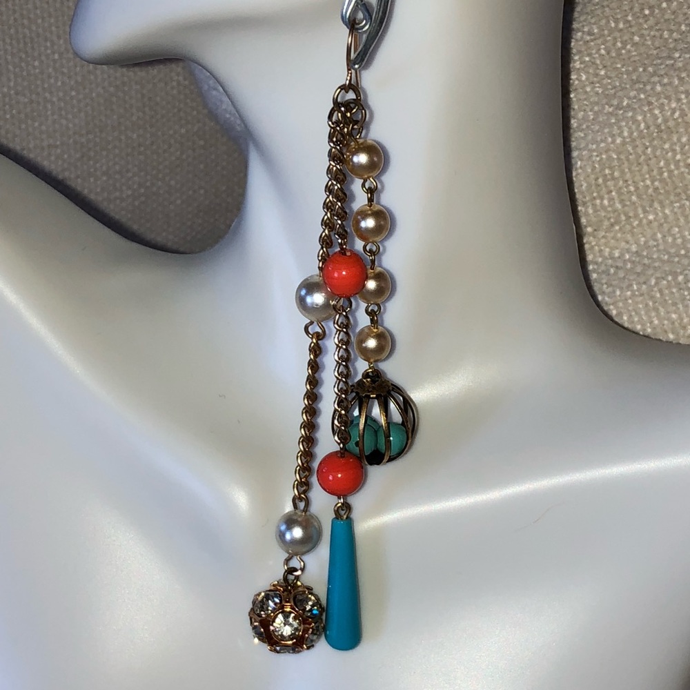Long dangle earrings